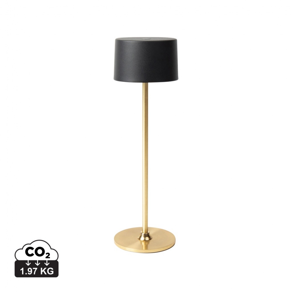 Logotrade promotional merchandise picture of: VINGA Nauro RCS recycled ABS table lamp